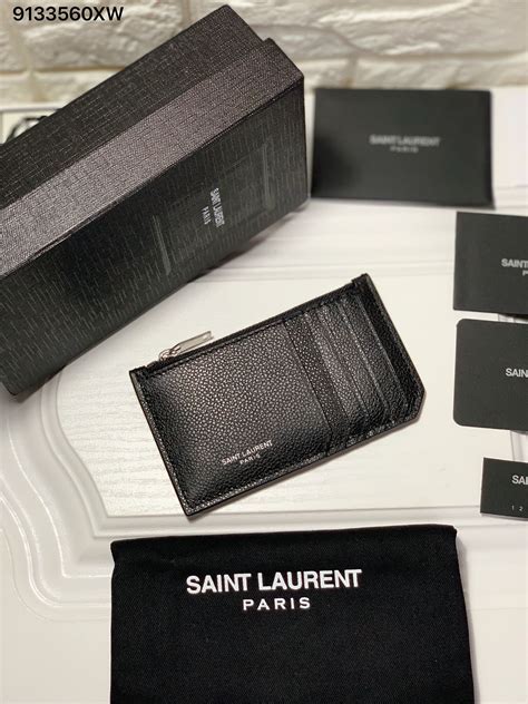 ysl textured-leather continental wallet|Saint Laurent Wallets & Card Cases for Women .